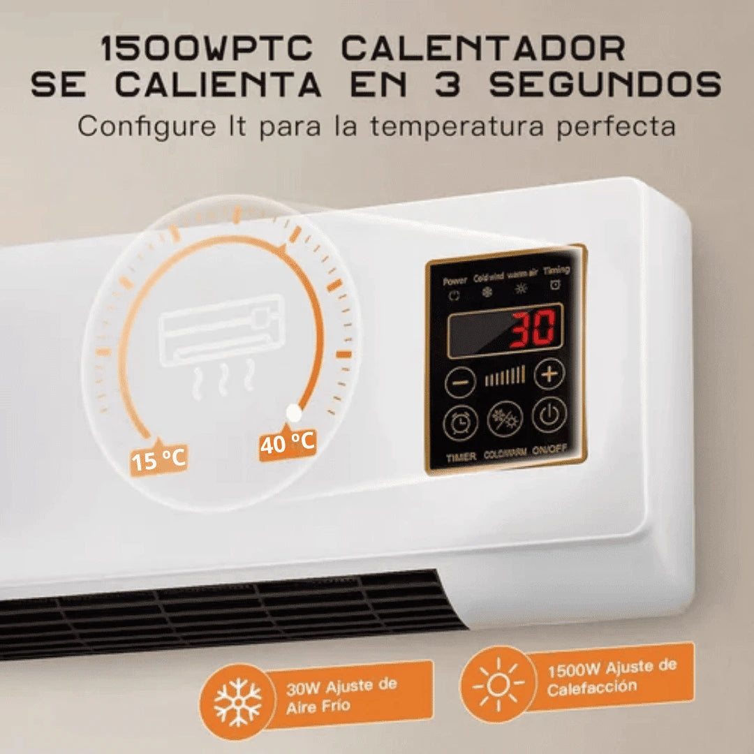 ComfortHeat 2 en 1: Ventilador-Calefactor