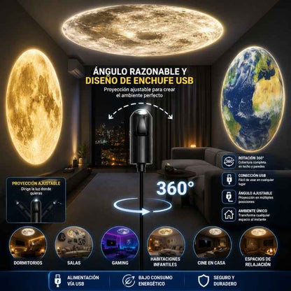 CosmoBeam 2x1 🔥 Proyector LED de Planetas