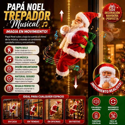 Santa Claus trepador